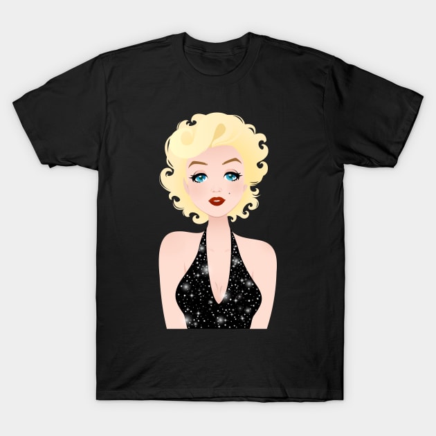 Marilyn Monroe T-Shirt by Elysart